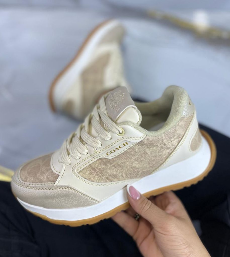 Coach Sport Beige Suela Goma