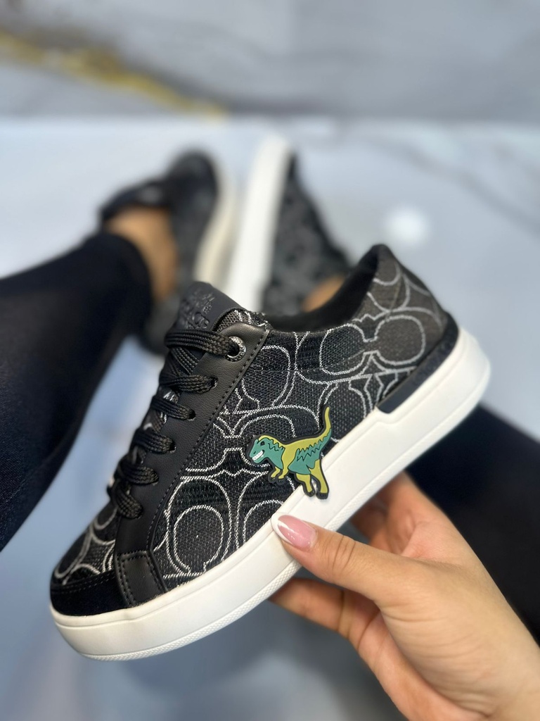 Coach  Negro Blanco Dino