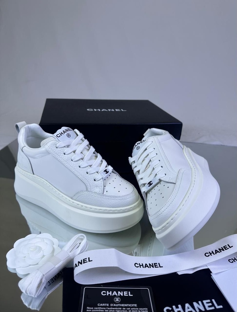 Chanel Blanco Plataforma 