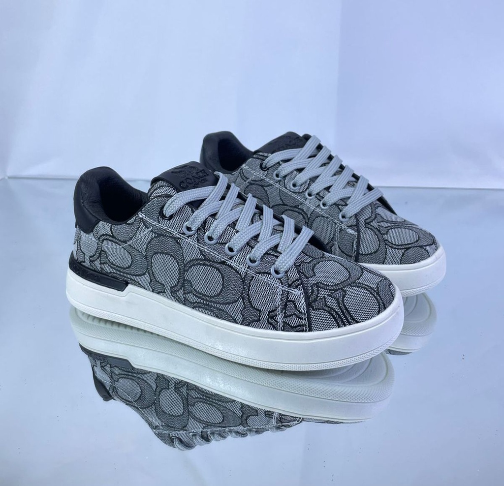 Coach Gris Talon Negro 