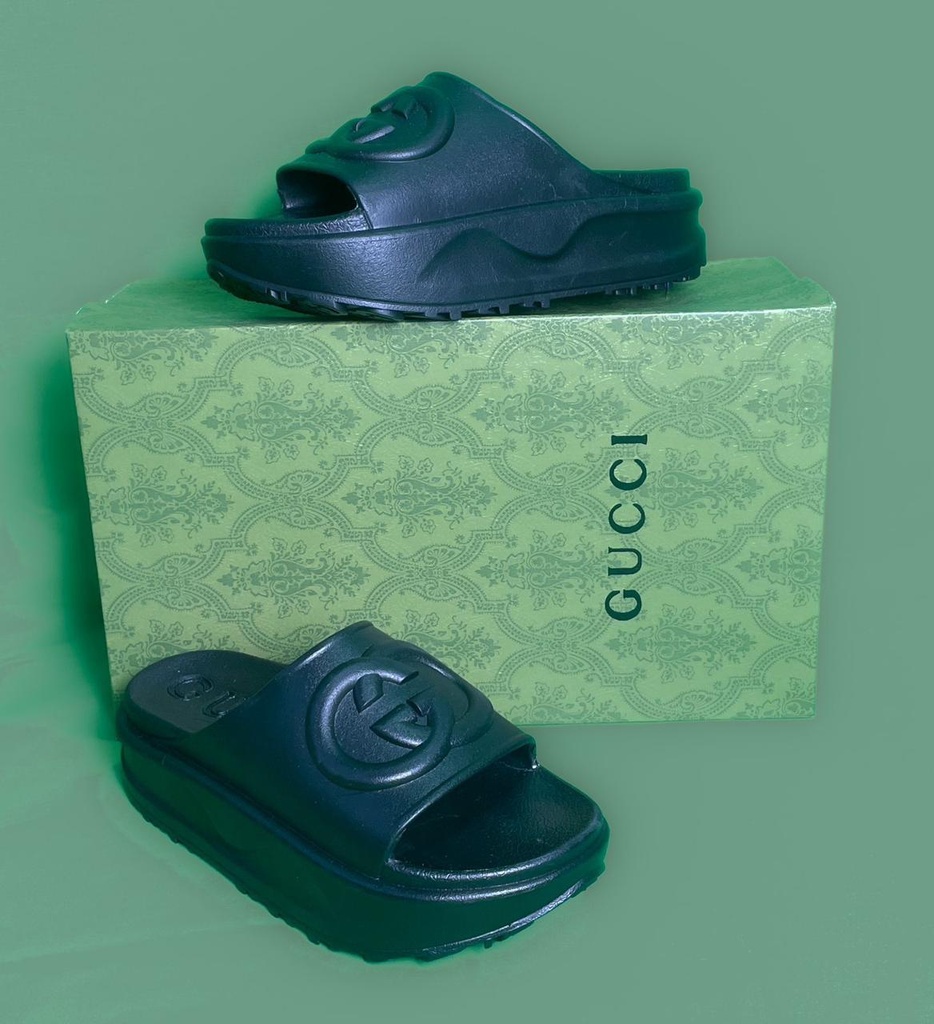 Gucci Palm Slippers