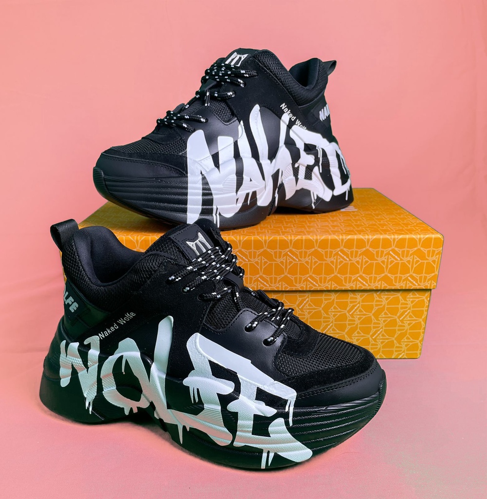 Naked Wolfe Tack Negro Grafiti GA402