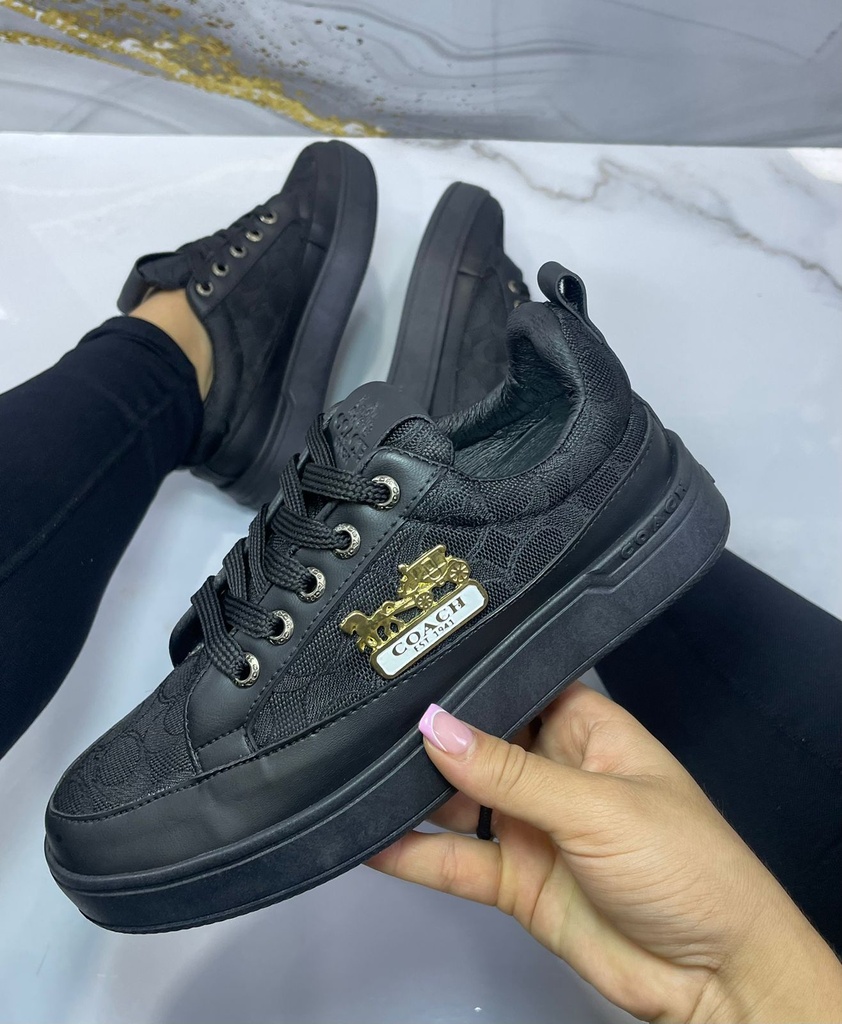 Coach Logo Suela Negra