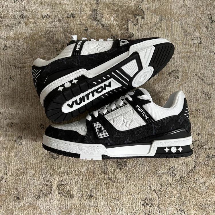Louis Vuitton Trainer Negro Blanco