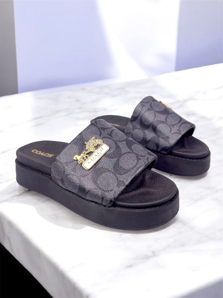 Coach Sandalia Negro Logo