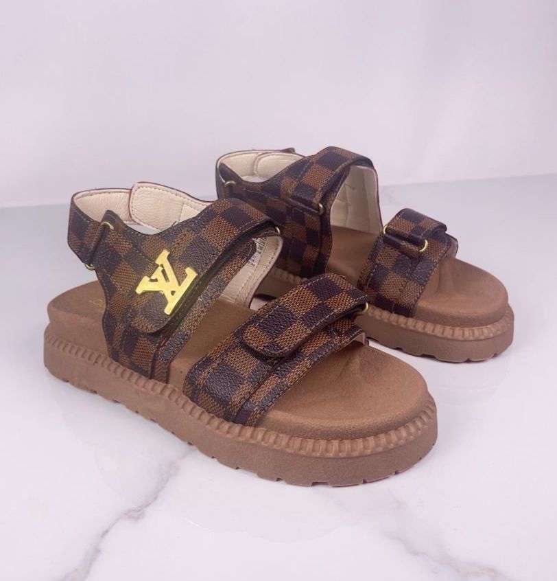 Louis Vuitton Sandalia Cafe Cuadro CH1 