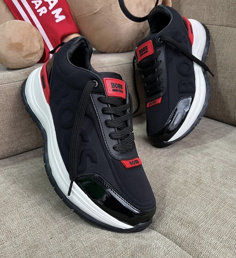 Hugo Boss Evo Negro Blanco Rojo