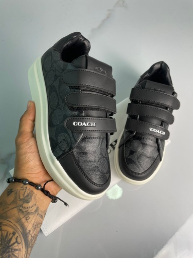 [Coach Cuero Adhesivo 2] Coach Cuero Adhesivo 2 Negro CH46