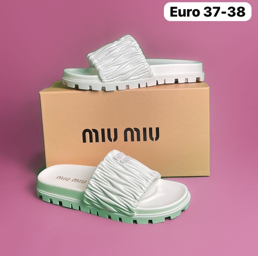 Miu Miu Sandalia Blanco