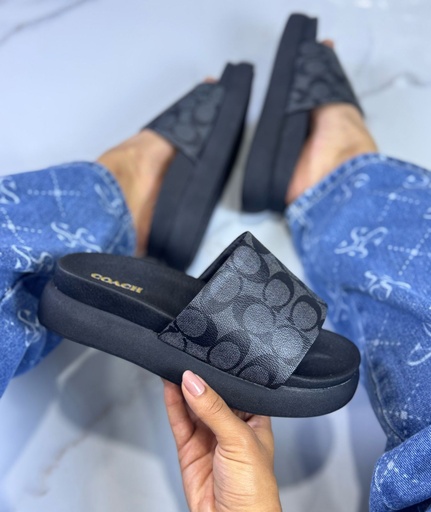 Sandalia Coach Negro 