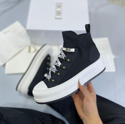 Dior Bota Plataforma  Negro