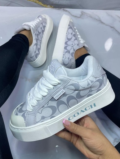 Coach Plataforma Gris B
