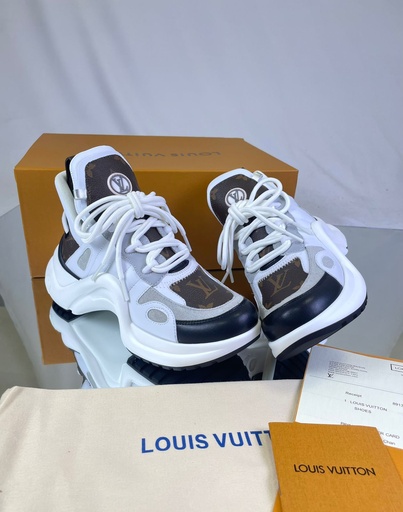 Louis Vuitton Archlight Blanco Cafe Negro