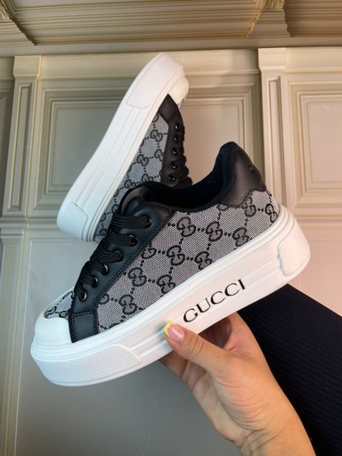 Gucci Plataforma Gris