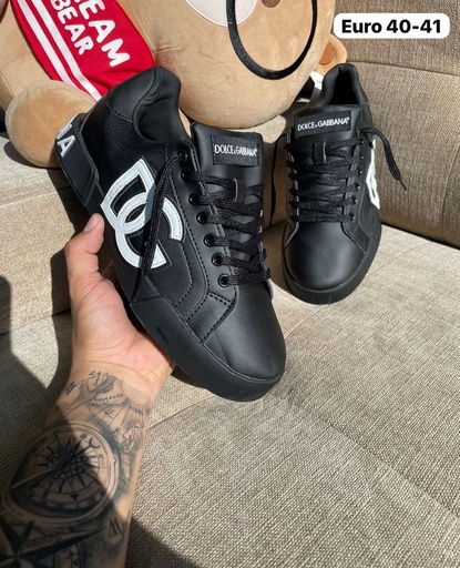 Dolce & Gabbana Negro Logo Blanco GA373