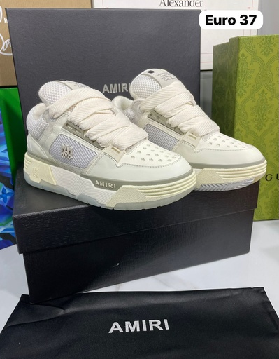 Amiri Blanco Suela Beige GA193